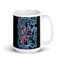 Wallstreet Wolf White glossy mug