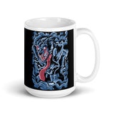 Wallstreet Wolf White glossy mug