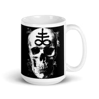 Occult Skull White glossy mug