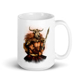 Battle For Honor White glossy mug