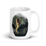 Cobra White glossy mug