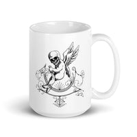 Dead Angel White glossy mug