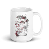 Dead Horse White glossy mug