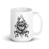 Domination White glossy mug