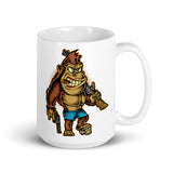 Killer Kong White glossy mug