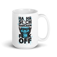 Such Sarcasm White glossy mug