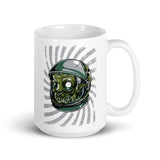 Space Ogre White glossy mug