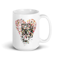 Toxic Heart White glossy mug