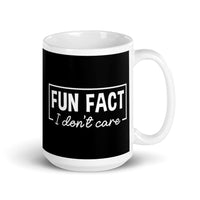 Fun Fact White glossy mug