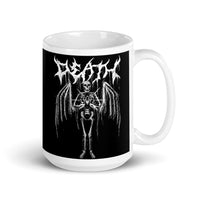 Death Angel White glossy mug