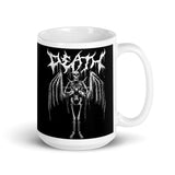 Death Angel White glossy mug