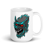 Monster Werewolf White glossy mug