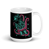 Astro Squid White glossy mug