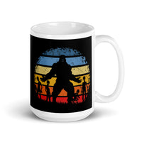 Cryptid Sun White glossy mug