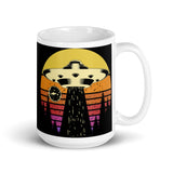 UFO White glossy mug