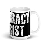 Conspiracy Theorist 2 White glossy mug