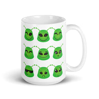 Alien Formation White glossy mug