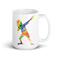 Alien Dab 1 White glossy mug