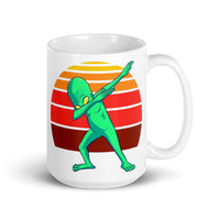 Alien Dab 2 White glossy mug