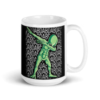 Alien Dab 7 White glossy mug