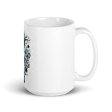 Day of the Dead Girl White glossy mug