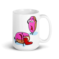 Dead Donut White glossy mug