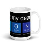 Elementary My Dear Watson White glossy mug