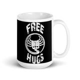 Free Hugs White glossy mug