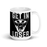 Get in Loser 5 White glossy mug