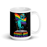 Gaylien White glossy mug