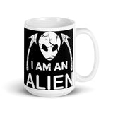 I am an Alien White glossy mug