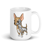 Chihuahua Alien White glossy mug