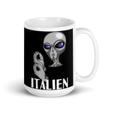 Italien White glossy mug