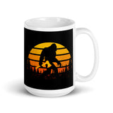 Bigfoot Axe White glossy mug