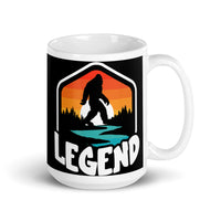 Bigfoot Legend White glossy mug