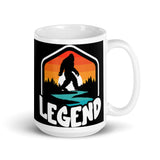 Bigfoot Legend White glossy mug