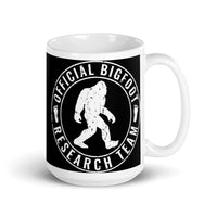 Official Bigfoot Research Team 2 White glossy mug