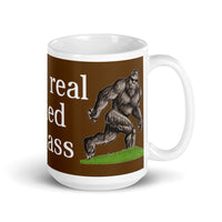 Bigfoot is Real White glossy mug