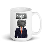 Propaganda Media White glossy mug