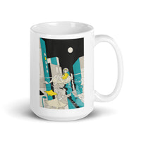 Retro Anime 2 White glossy mug