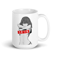 Lewd Anime White glossy mug