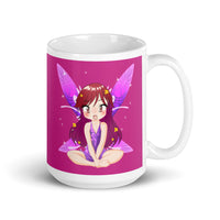 Anime Fairy White glossy mug