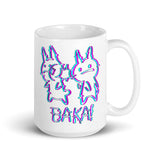 Baka! White glossy mug