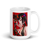 Waifu Girl White glossy mug