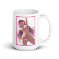 Sexy Waifu White glossy mug