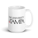 The University of Tampa White glossy mug