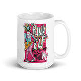 Punk Elf White glossy mug