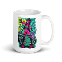 Oni Girl White glossy mug