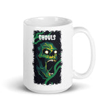 Ghouls White glossy mug