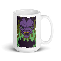 Demon White glossy mug